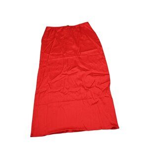 Rouje Paris Naella Satin Skirt in Rouge
